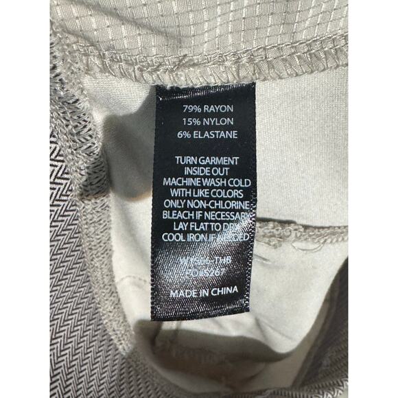 Betabrand Herringbone Bootcut Dress Pant Yoga Pants Tan/Black Large - Picture 4 of 8